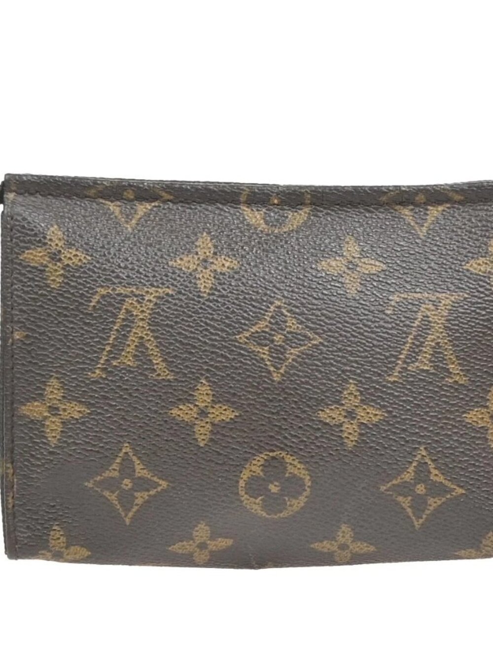 LOUIS VUITTON Poche Toilette 15 Clutch Pouch Bag Monogram Leather M47546 09KD610